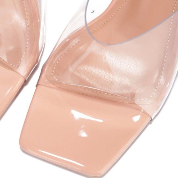 Edna Transparent Heel Nude - Picture 3 of 4